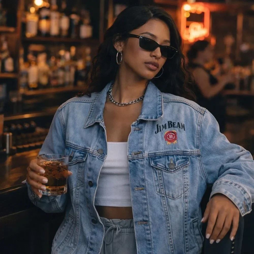 Jim Beam Denim Jacket Small